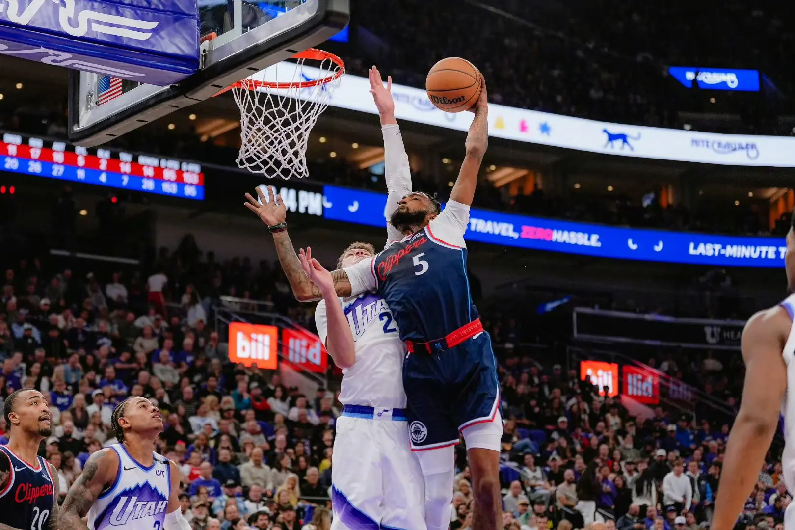 快船溃败, 顿大放异彩, https